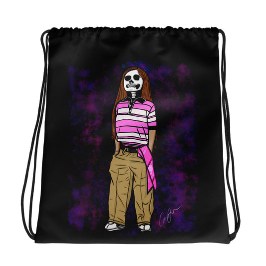 Chola Girl Drawstring bag