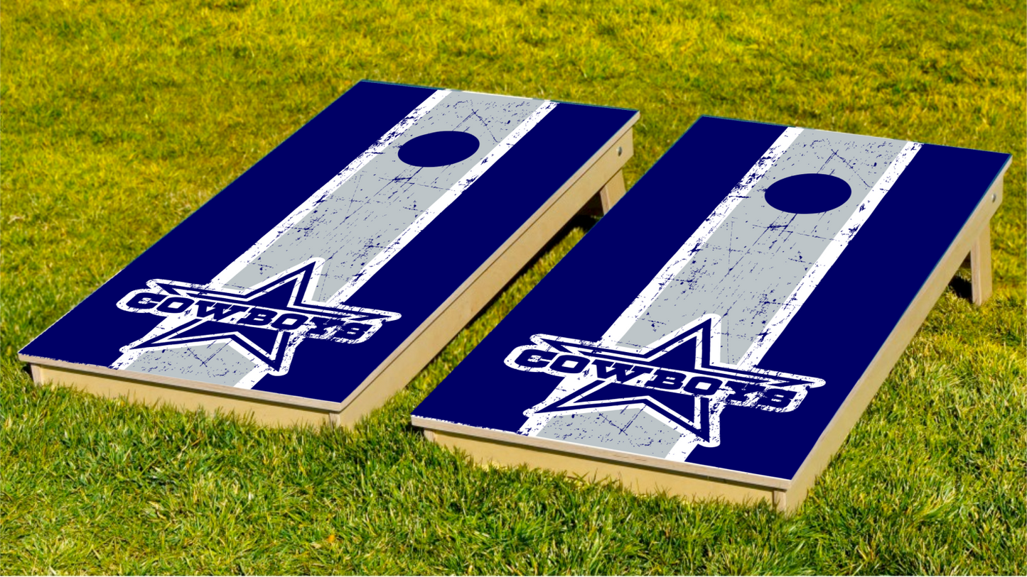 Cowboys Cornhole Wrap Set
