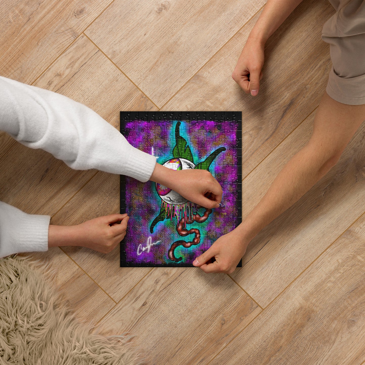 Dripping Eye Jigsaw puzzle