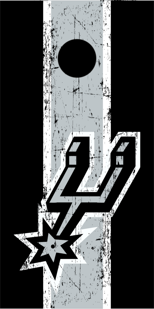 San Antonio Spurs Cornhole Wrap Set