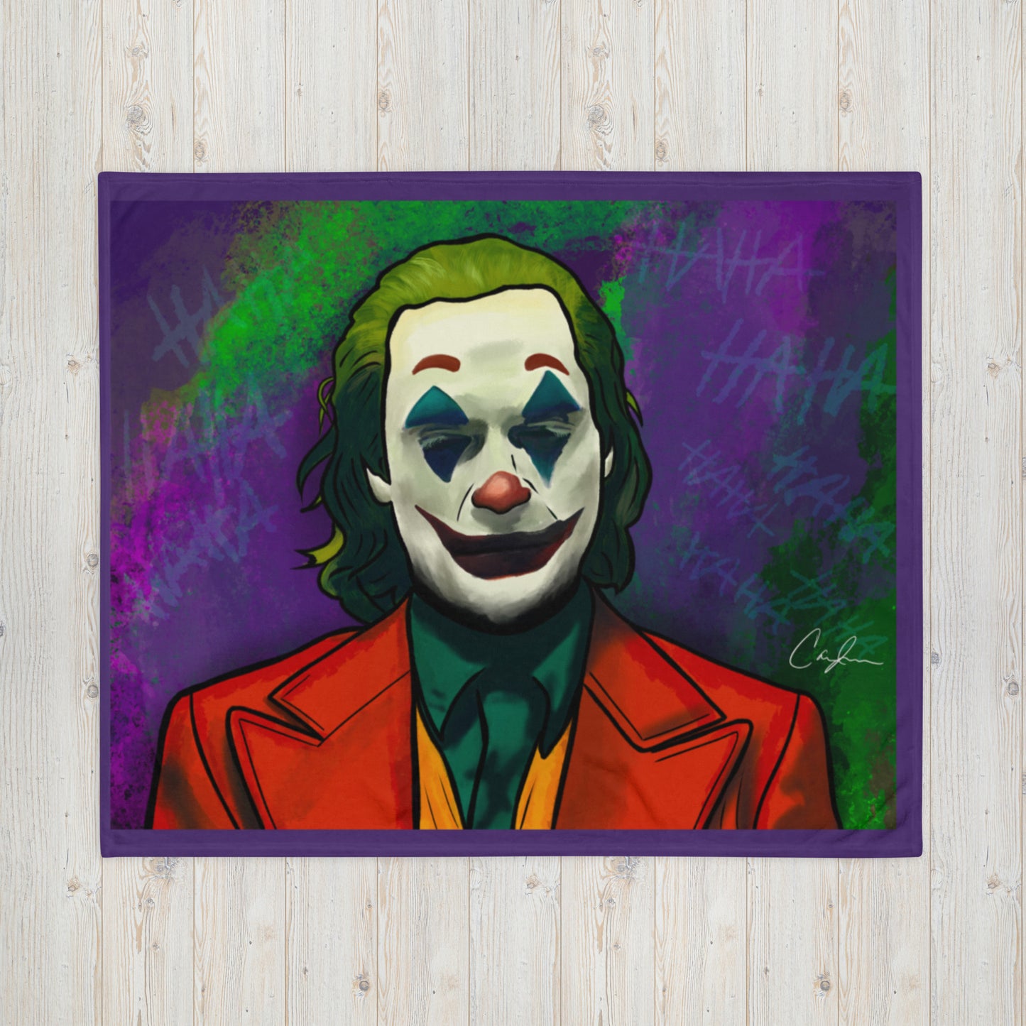 The Joker Throw Blanket