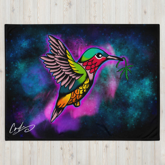 Hummingbird Throw Blanket