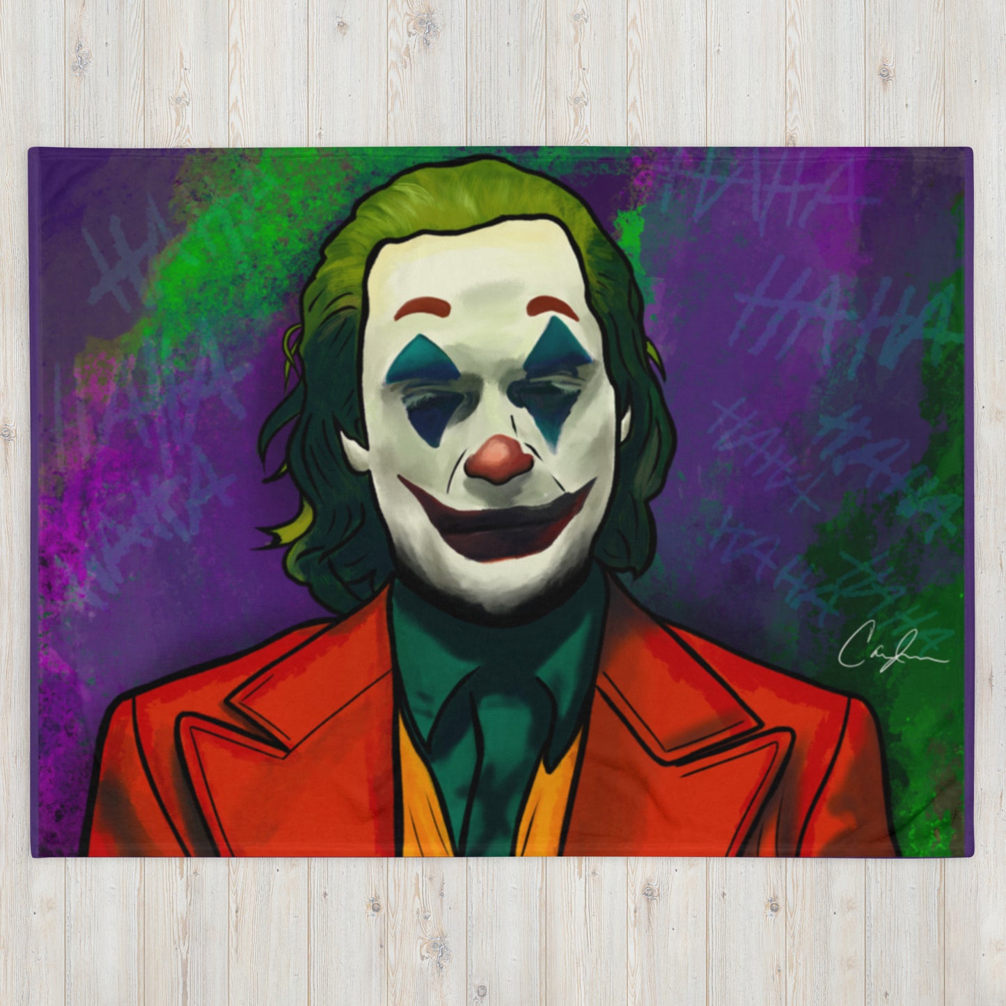The Joker Throw Blanket