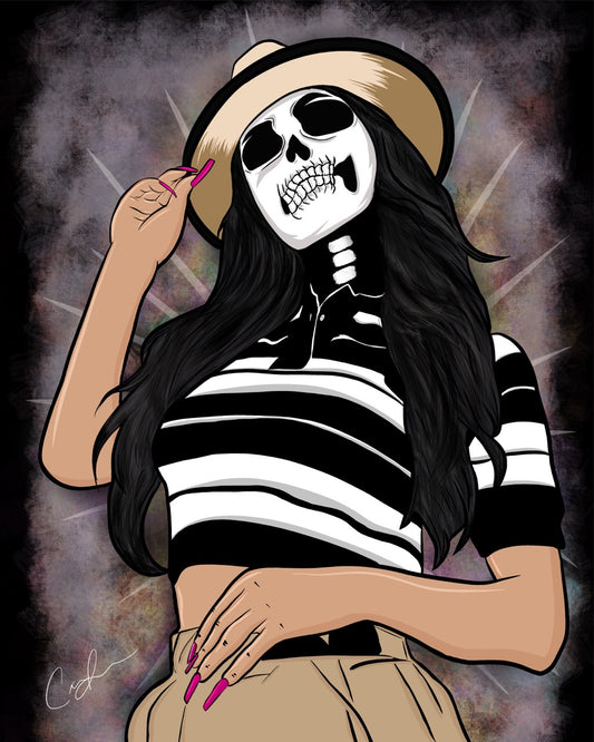 Chola Skull Sticker