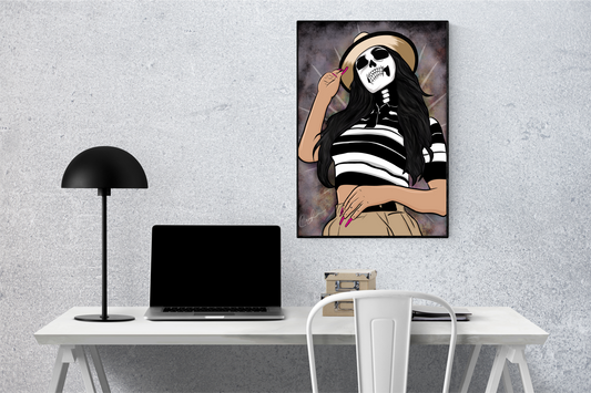 Chola Skull Print