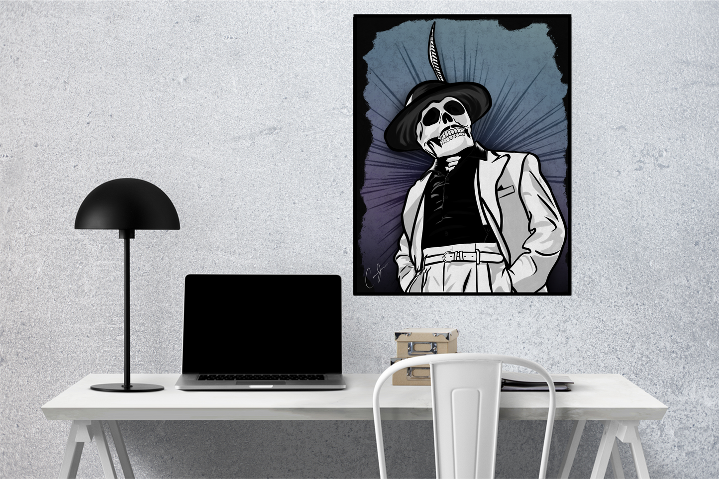 Pachuco Skull Digital Print